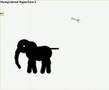 Pivot Figure Divind On Elephant Tail