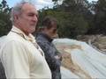 Bragg Family visit scene of Tragedy