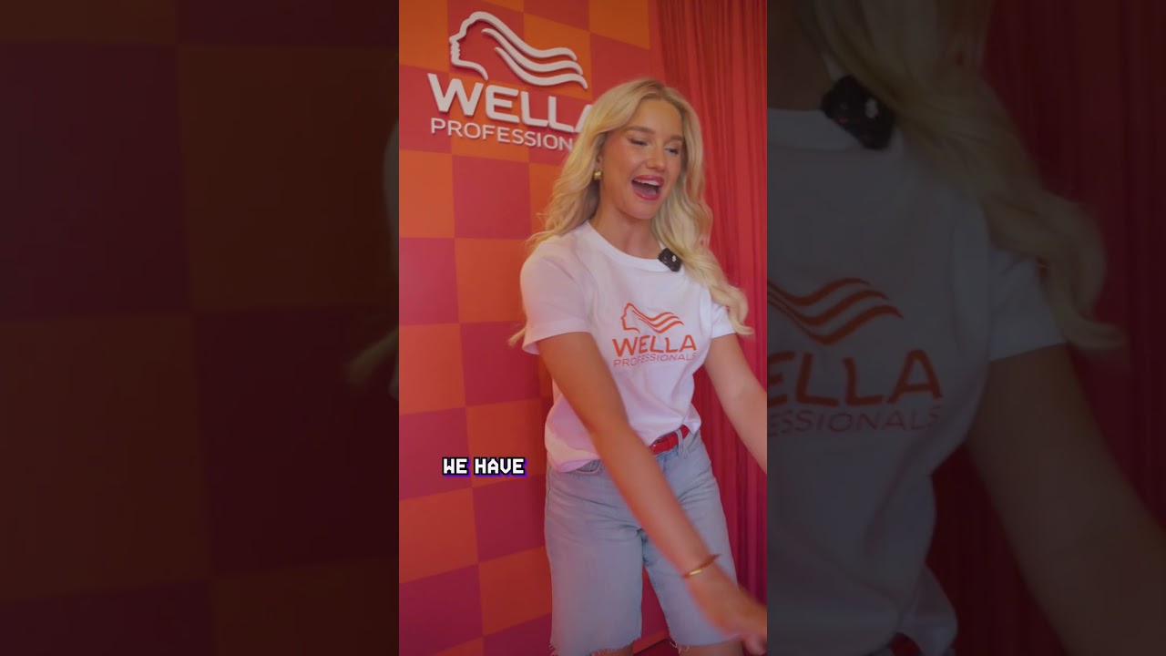 Wella really know how to create a pop-up in style 💇✨ | F1 ACADEMY