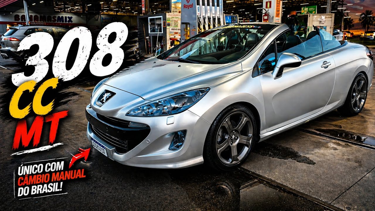 ROLÊ DE DESCAPOTÁVEL NO FDS: ÚNICO 308CC MT DO BRASIL!!