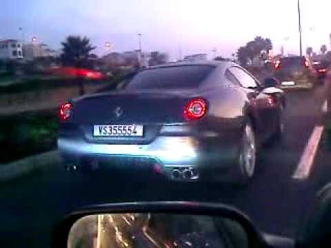 ferrari à Ain Diab casablanca