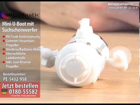 Mini-U-Boot, funkferngesteuert (40 MHz) mit Suchscheinwerfer