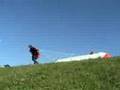 1er grand vol en parapente. Ecole les volatiles les saisies.