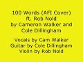 100 Words AFI cover by Cam and Cole
