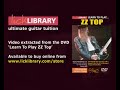 Learn To Play ZZ Top - Sharp Dressed Man - Guitar Performance With Danny Gill