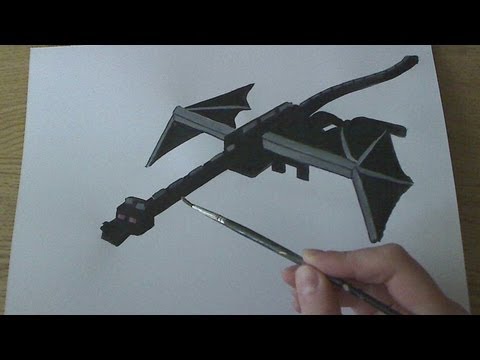 how to draw ender dragon