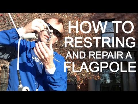 how to fasten flags