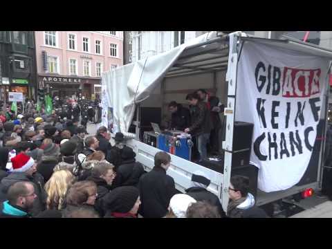 Hamburg 2012: Stop ACTA Demo Hamburg 11.02.2012 (utopieTV-doku-video)