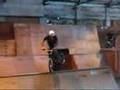 Ollie Evans ridin bmx in Colwyn Bay