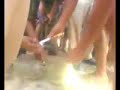 Hashish swept off the sea- Playa Larache Hashish swept off the sea- Playa Larache