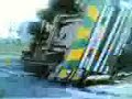 HGV Truck crash