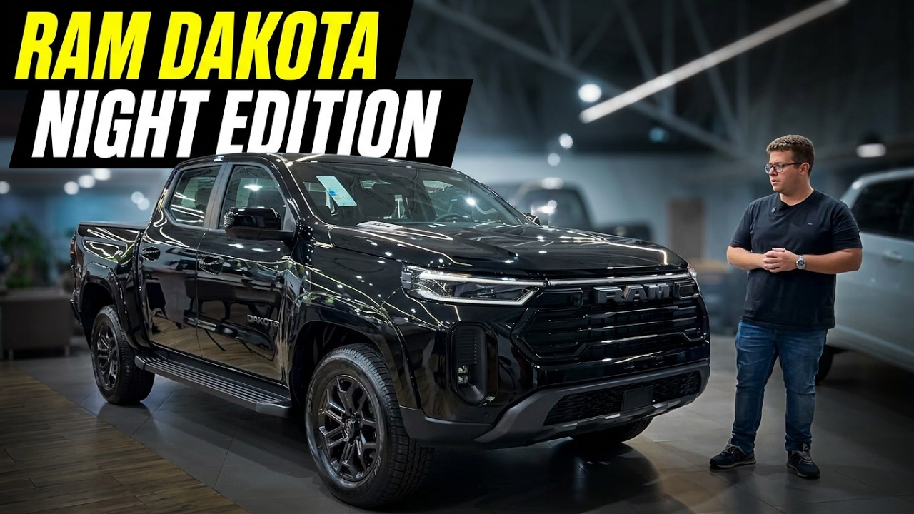 NOVA RAM DAKOTA NIGHT EDITION 2026 - UMA LARAMIE SEM CROMADOS!
