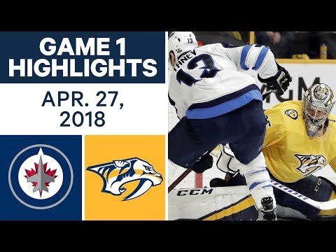 Video: NHL Highlights | Jets vs. Predators, Game 1 - Apr. 27, 2018