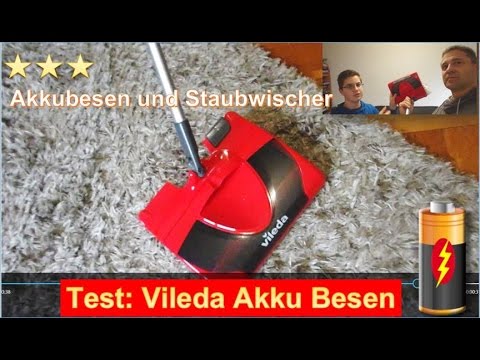 Test: Vileda Akku Besen 2 in 1 Akkubesen und Staubwischer
