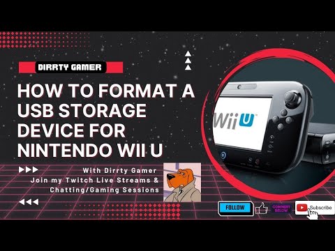 how to format usb drive for wii u