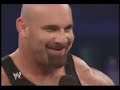 goldberg mocks triple h at raw