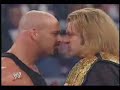 goldberg mocks triple h at raw