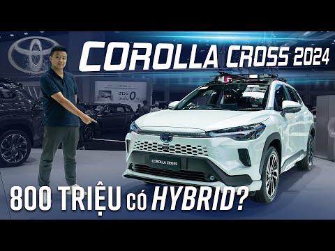 Soi Toyota Corolla Cross 2024: 800 triệu bản Full, máy Hybrid đấu Mazda CX5