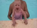 Bella and Daddy in the pool!