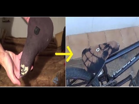 how to tie dye a bmx seat