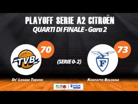 A2 Playoff - Quarti Gara2, gli highlights di Treviso-Fortitudo