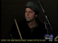 having been captured and brutally tortured backstage, we were then interviewed and performed live on t.v. very early in the morning.