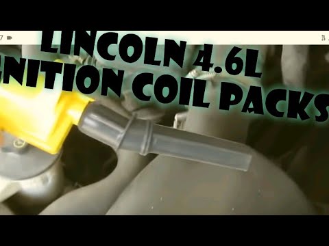 How to replace an ignition coil pack in a Lincoln, Ford, Mercury.