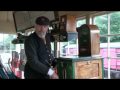 Adrian Vaughan at Sheringham Signal Box