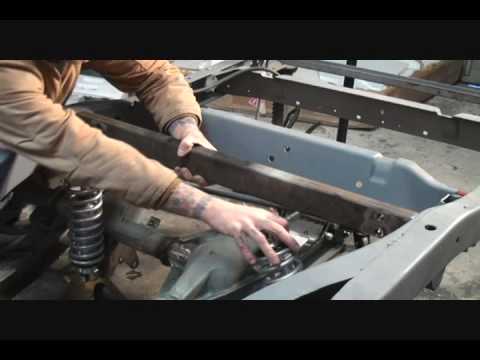 1961 GMC Rat Rod Truck-How To Install Rear Coilover Shocks, Part 5.