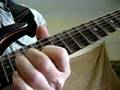 Scalloped Fretboard for electric blues guitar.