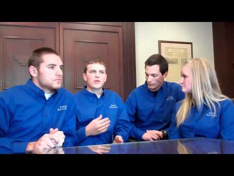 These students from Northern Arizona University - The W. A. Franke College of Business took BizBlock, the integrated management-marketing-finance course, in Fall 2010. Out of that semester, they took their venture project, SMS Snacks, and presented it at the Nebraska Innovation Challenge.