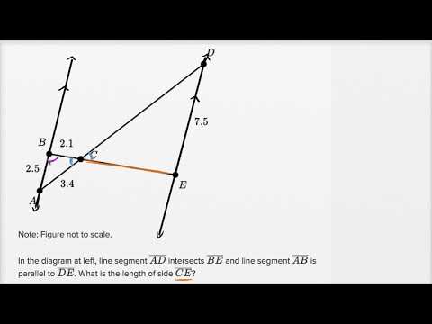 Congruence And Similarity Basic Example Video Khan Academy