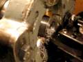 videos de Hendey T&G Lathe, cutting the base of a bevel gear blank