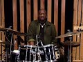 Legendary Jazz drummer Ralph Peterson demonstrating how to play a Mardi Gras Indian-style rhythm as found on the Samplist's Guide to Jazz Drums from PowerFX.