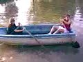 quentin et oualid sur la barque