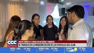 NUEVA CAMISETA Y OBRAS EN NATACIÓN Y GIMNASIA