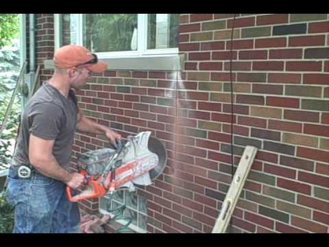 how to brick up a doorway