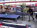 Ty Pennington Plays Ping-Pong