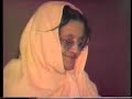 Ma Anandamayi listens to pranam mantras