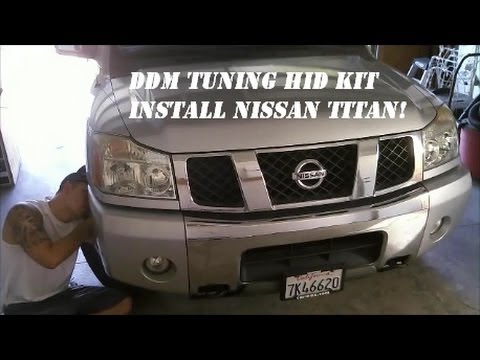 Installing my DDM Tuning HID Kit! Nissan Titan!