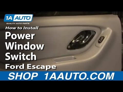 How To Install Replace Rear Power Window Switch Ford Escape 01-07 1AAuto.com