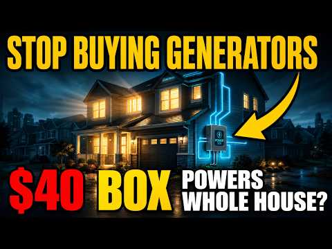 Why Buy Generators? This DIY $40 Power Box Runs Your House in a Blackout