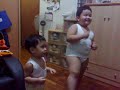 Aaron & Allain dancing papaya Aaron & Allain dancing papaya