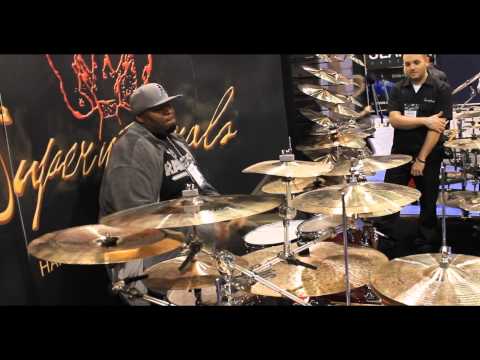 Thomas McCree at Namm 2013 Supernatural Cymbals