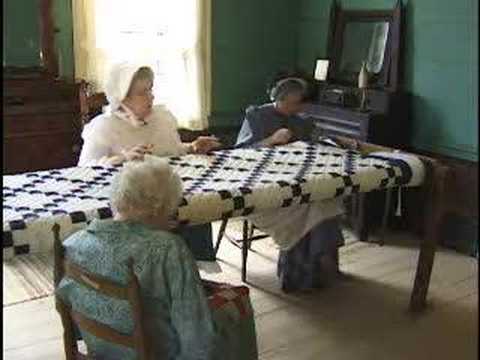 Quilting on a frame