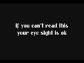 eye sight test