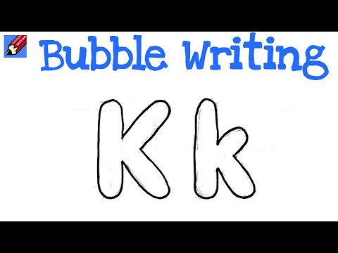 how to draw a letter k