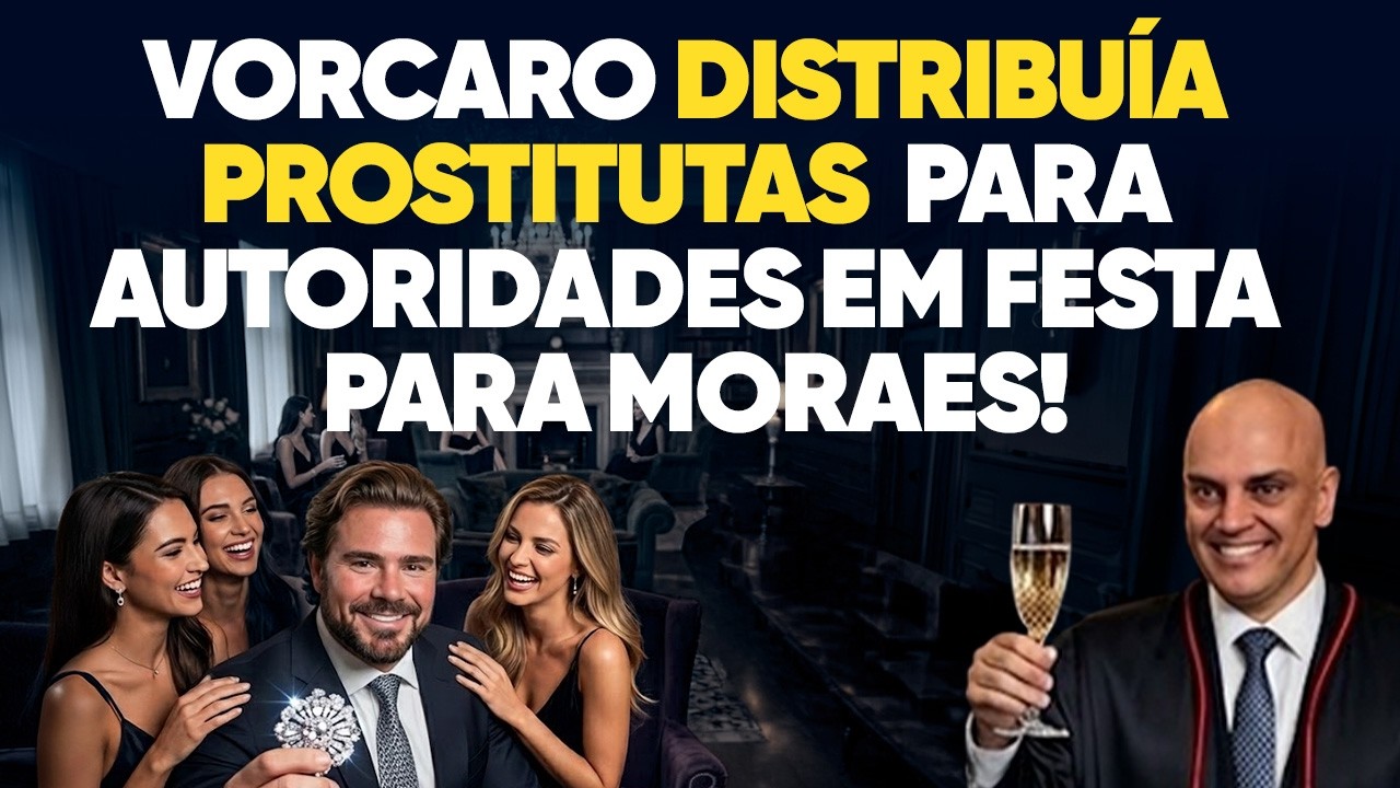 Vorcaro distribuía PROS*ITU*AS em festa para Moraes!