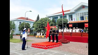 Ban CHQS thành phố Uông Bí dự Lễ tuyên thệ chiến sỹ mới năm 2023 tại Tiểu đoàn 158, Vùng 1 Hải quân