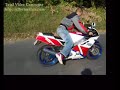 Yamaha FZR 600 burnout